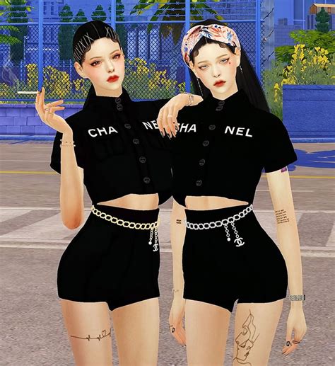 sims 4 luxury clothes cc.